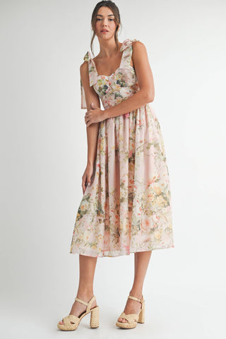 Florentine Bloom Midi Dress
