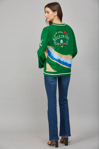 Hole in One Cardigan Sweater