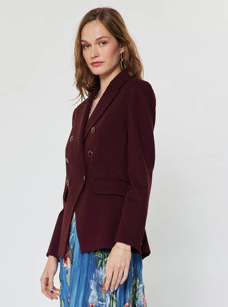 Kyomi Notch Collar Double Breasted Jacket