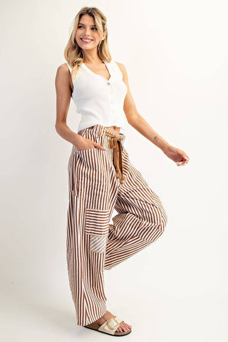 Sienna Stripe Cargo Pants