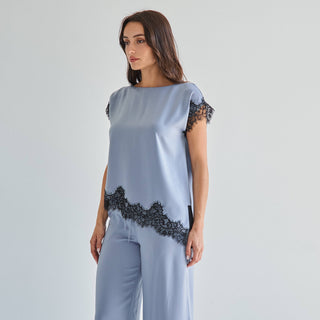 Sutton Satin & Lace Set