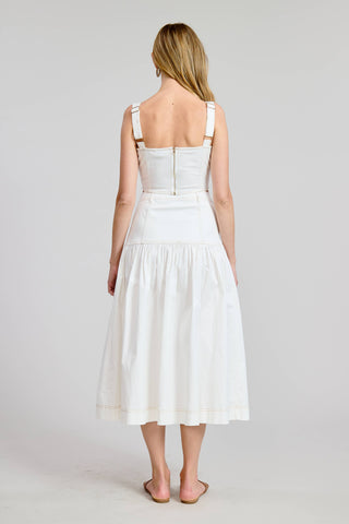 Côte Blanche Midi Skirt