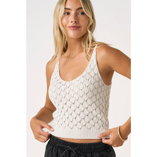 Marlowe Crochet Knit Top