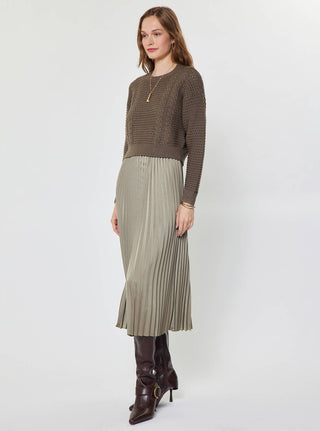 Margaux Sweater & Pleated Dress Set