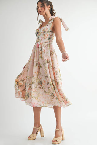 Florentine Bloom Midi Dress