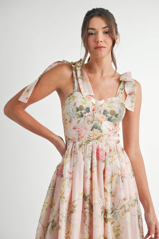Florentine Bloom Midi Dress