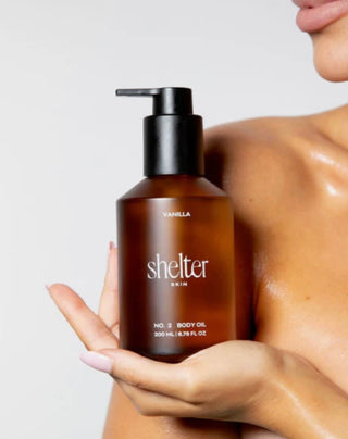 Shelter Skin Original Vanilla Beef Tallow and Body Oil Duo