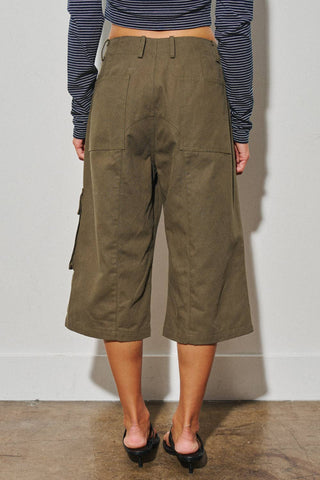 Lennon Cargo Bermuda | Olive
