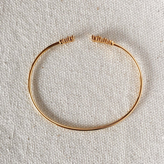 Sweetest Thing Dainty 18k Gold Filled Cuff Bracelet