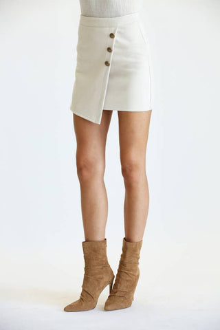 Mercer Faux Suede Mini Skirt