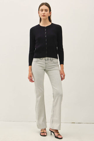 Willow Pointelle Cardigan Sweater