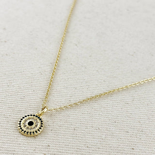18k Gold Filled Protection Mandala Necklace