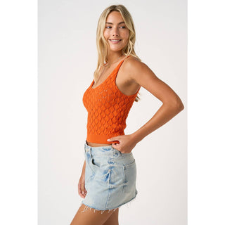 Marlowe Crochet Knit Top