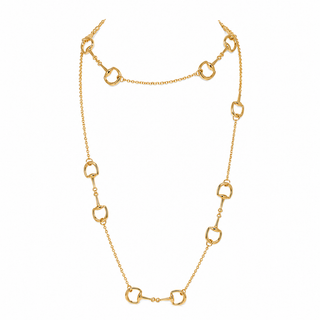 Horse Bit Polo Link Chain Necklace or Belt