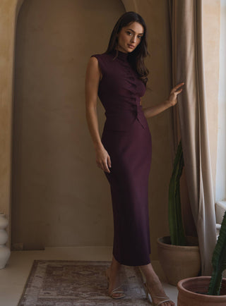 Sabal Set - Pleated top & skirt set