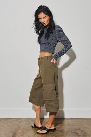 Lennon Cargo Bermuda | Olive