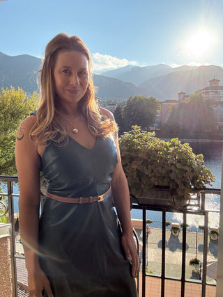 Ivy Luxe Faux Leather Dress