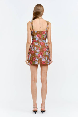 Roselle Jacquard Mini Dress