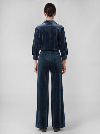 Velvet High Rise Wide Leg Pants
