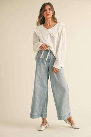 Harbor Days Wide Leg Jeans