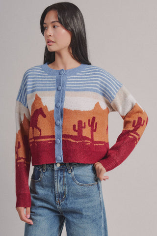 Sedona Cropped Button Cardigan