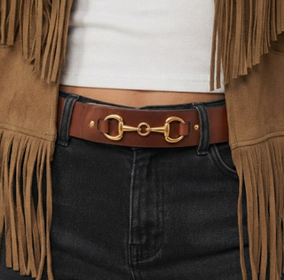 Sienna Snaffle Horse Bit Belt – view 4 – Into The Palms