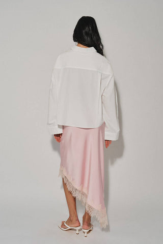 Rue Cropped Button Down Shirt
