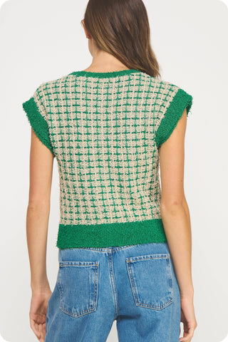 Heirloom Lattice Sweater Top