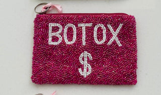 Hand-beaded Coin Purse - Botox Money