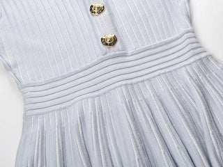 Bellagio V-Neck Sleeveless Waist Knit Dress