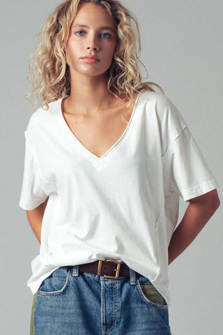 Solace Vintage Wash V-Neck Cotton Tee