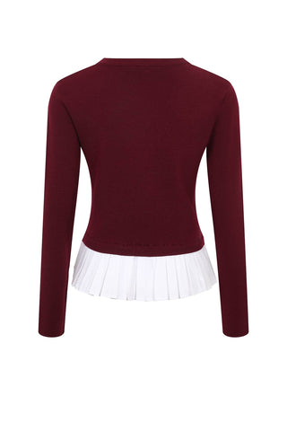 Bellara Mixed Media Long Sleeve Top