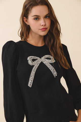 Bijou Bow Sweatshirt