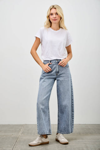 Low Curve High Rise Barrel Jeans