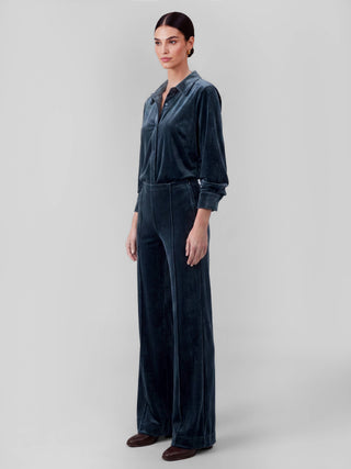 Velvet High Rise Wide Leg Pants
