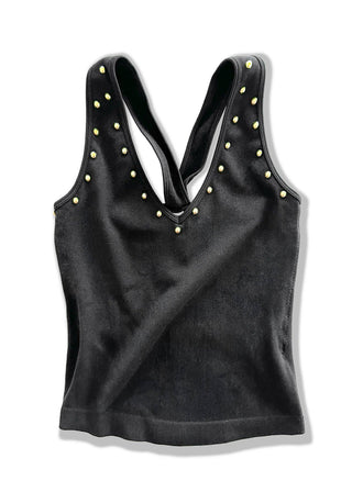 Let's Ride Studded Back Smoothing Brami Top