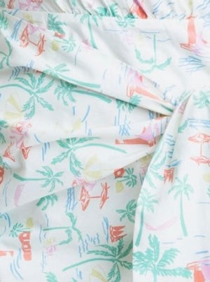 Seaside Escape One Shoulder Knot Dress