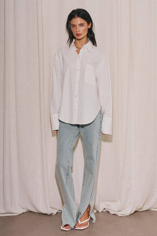 Avery Button Down Cotton Shirt