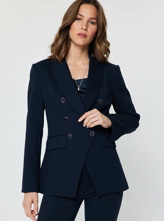 Kyomi Notch Collar Double Breasted Jacket