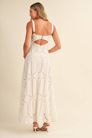 My Way Cutwork Dress