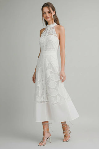 Riviera Lace Midi Dress