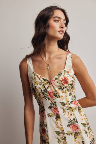 Villa Flora Midi Dress