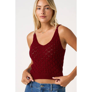 Marlowe Crochet Knit Top