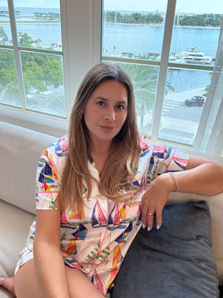 Set Sail Shortie Pajamas