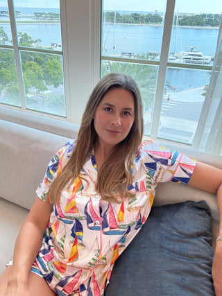 Set Sail Shortie Pajamas