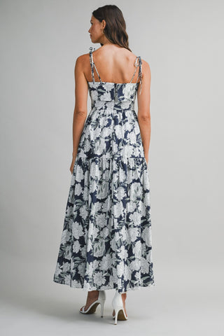 Bleu Jardin Maxi Dress