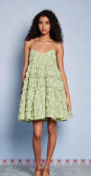 Dream Clover Organza Mini Dress