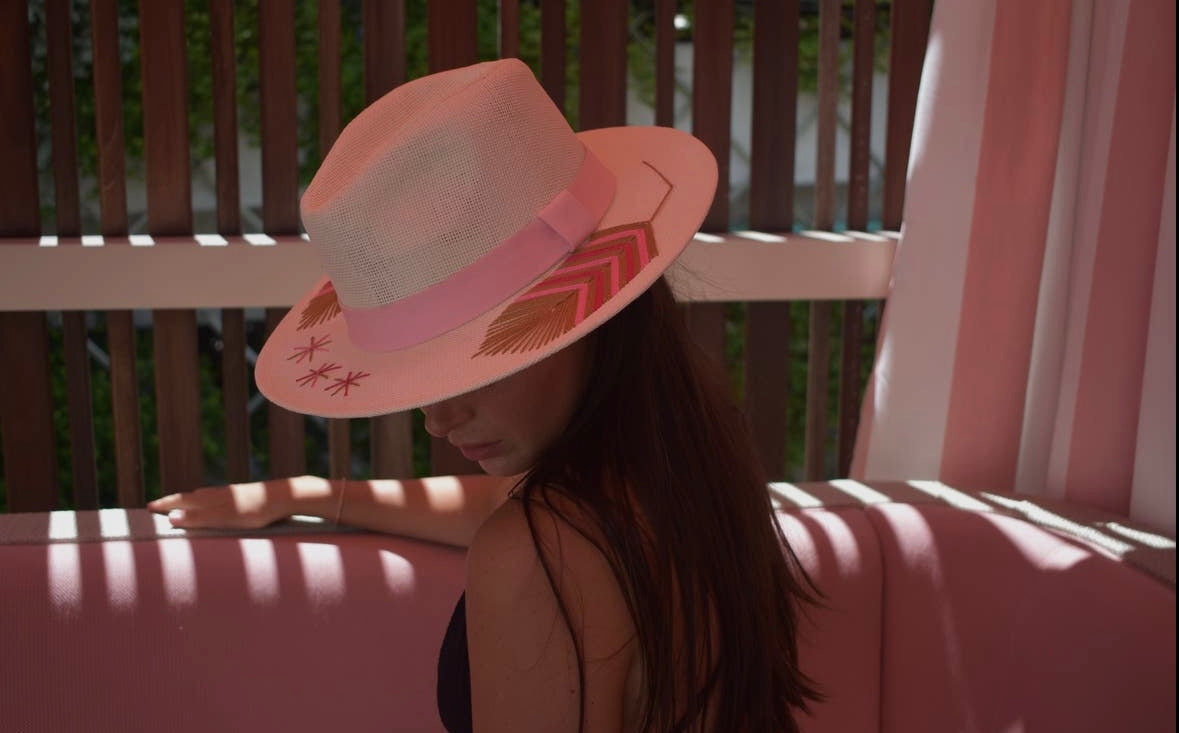 Mykonos Banded Panama Hat