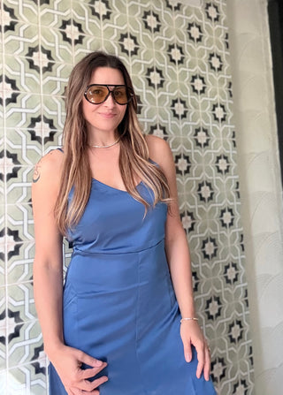 The Eloise Dress | Cross Back Midi Dress