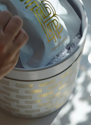 Thomas Blonde "Good Vibes" Crystal Reed Diffuser Set